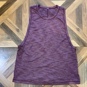 Lululemon tank top, maroon. Never worn size 6